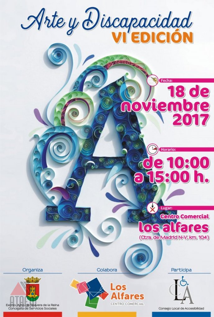 ATAEM PARTICIPARA EL 18 DE NOV EN LA VI JORNADA DE ARTE Y DISCAPACIDAD