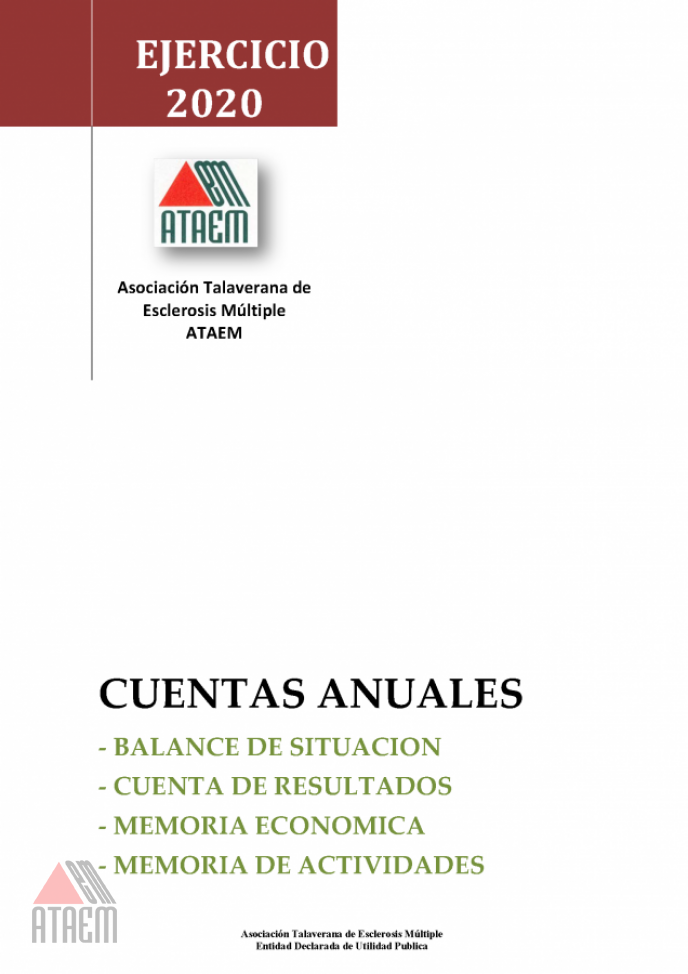 CUENTAS ANUALES 2020 APROBADAS EN ASAMBLEA GENERAL