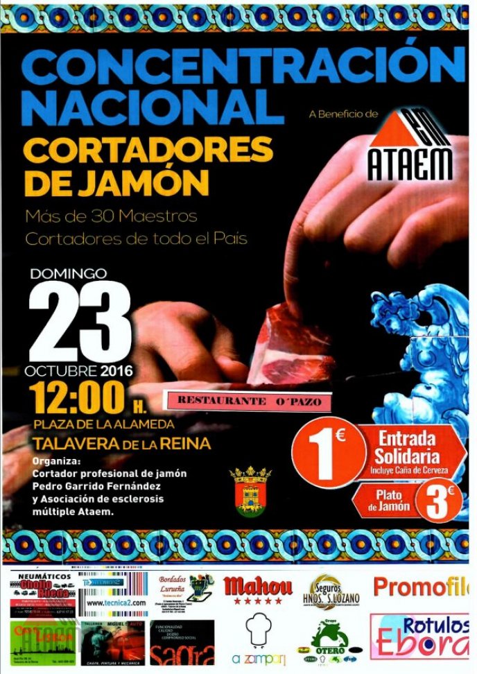 CONCENTRACION SOLIDARIA DE CORTADORES PROFESIONALES DE JAMON