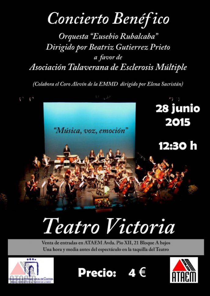 CONCIERTO BENEFICO A FAVOR DE ATAEM