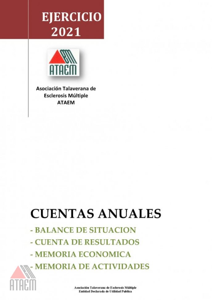 CUENTAS ANUALES 2021 APROBADAS EN ASAMBLEA GENERAL