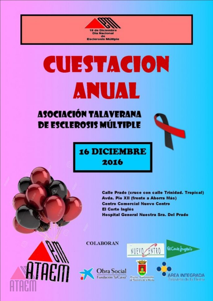 CUESTACION ANUAL ESCLEROSIS MULTIPLE