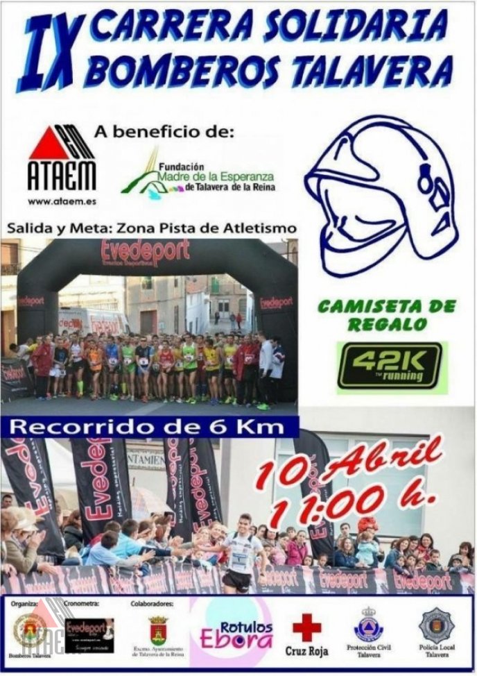 IX CARRERA SOLIDARIA BOMBEROS TALAVERA