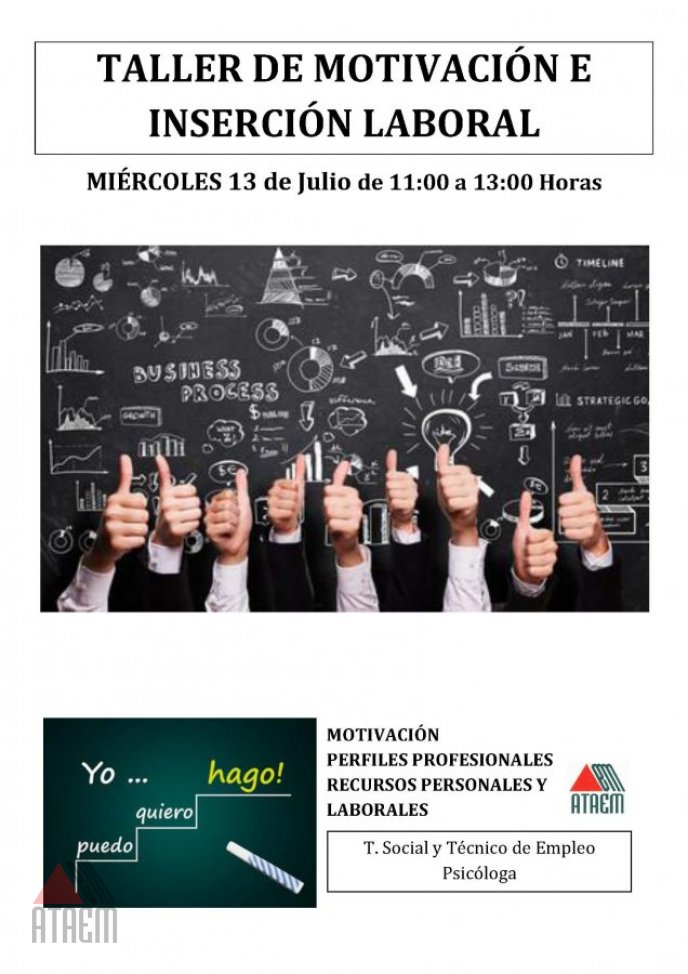 TALLER DE MOTIVACION E INSERCION LABORAL