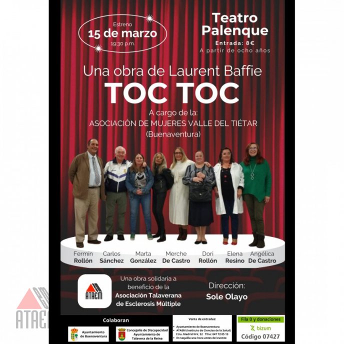 TOC TOC en el Teatro Palenque