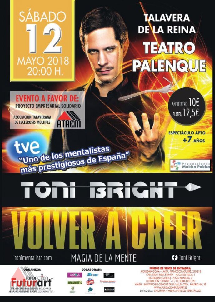 TONI BRIGTH. TEATRO PALENQUE. 12 MAYO