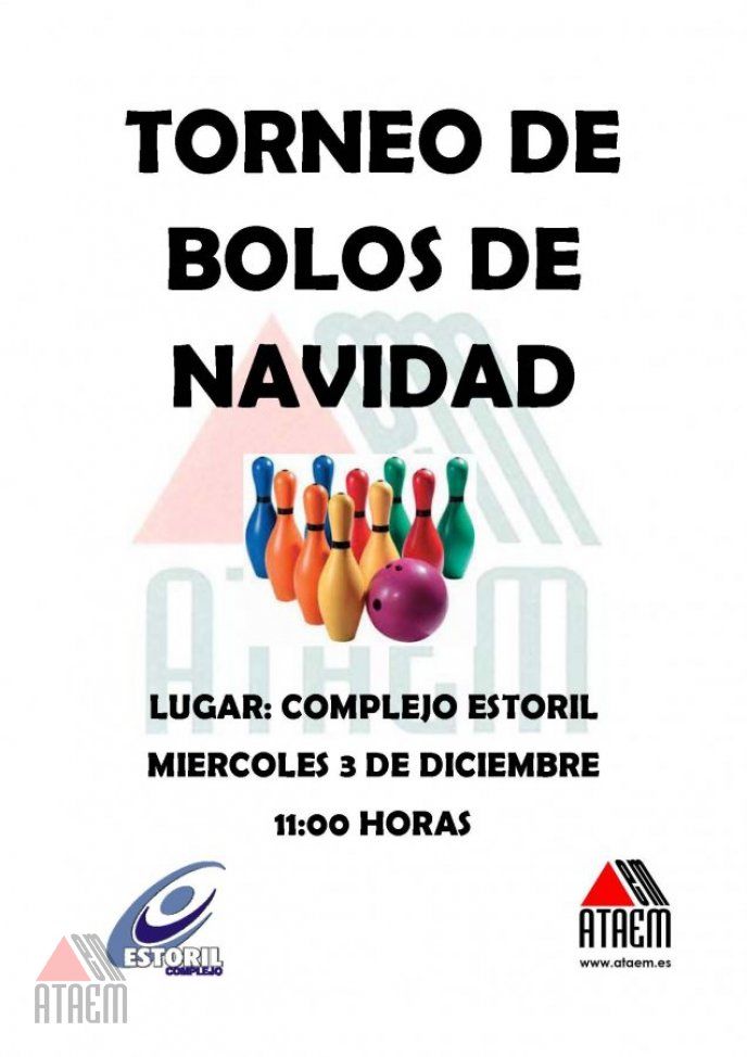 TORNEO DE BOLOS DE NAVIDAD